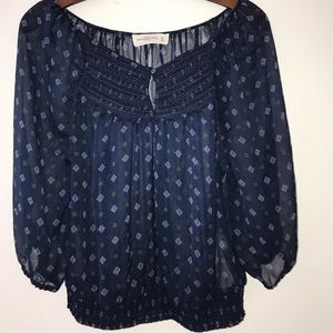 100% Polyester shirt from Abercrombie & Fitch